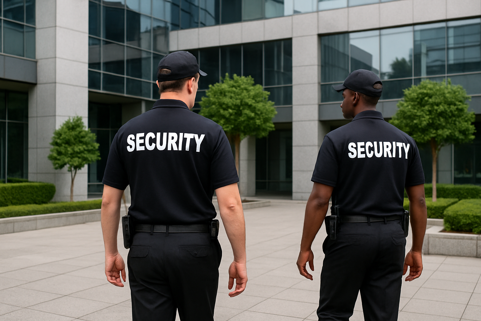 Canadian National Security Solutions guard conducting corporate office patrol in Ontario